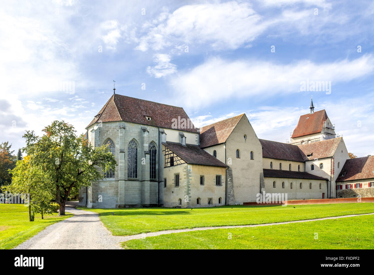 Sankt Peter et Paul, l'abbaye de l'île de Reichenau, Reichenau-Niederzell, Banque D'Images