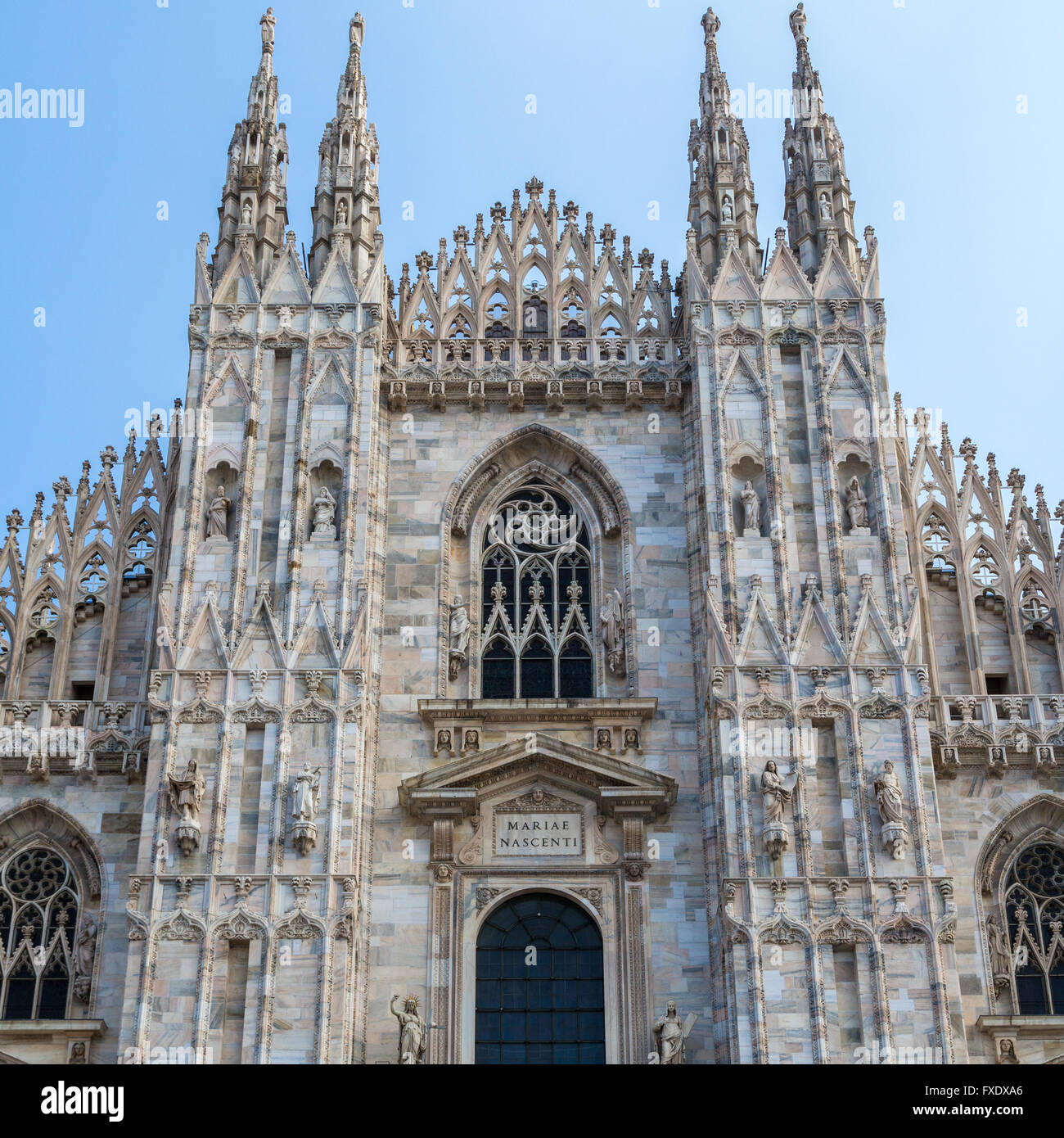 La cathédrale de Milan, Piazza del Duomo, Milan, Italie Banque D'Images