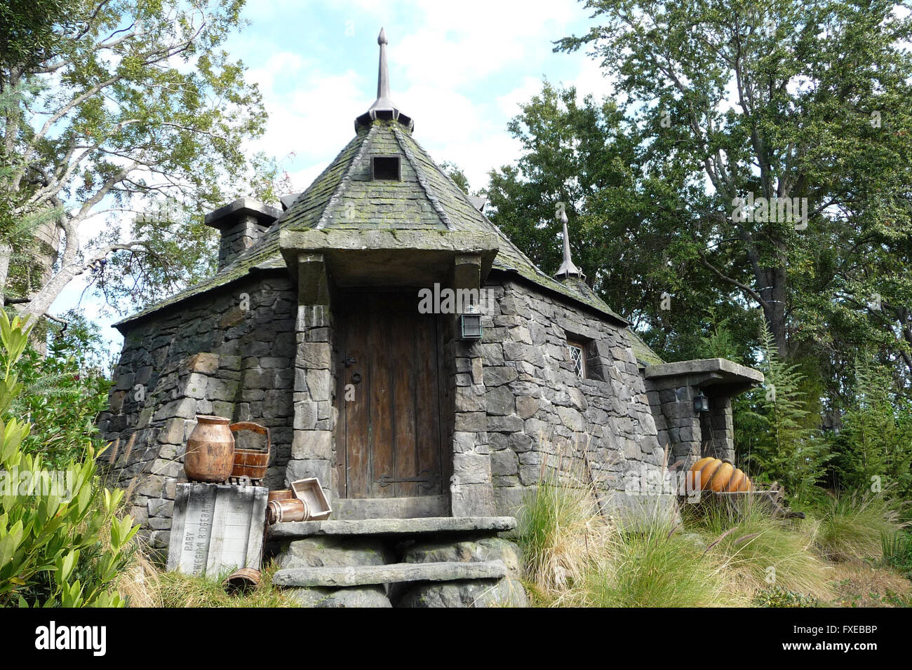 La cabane d'Hagrid de Harry Potter Photo Stock - Alamy