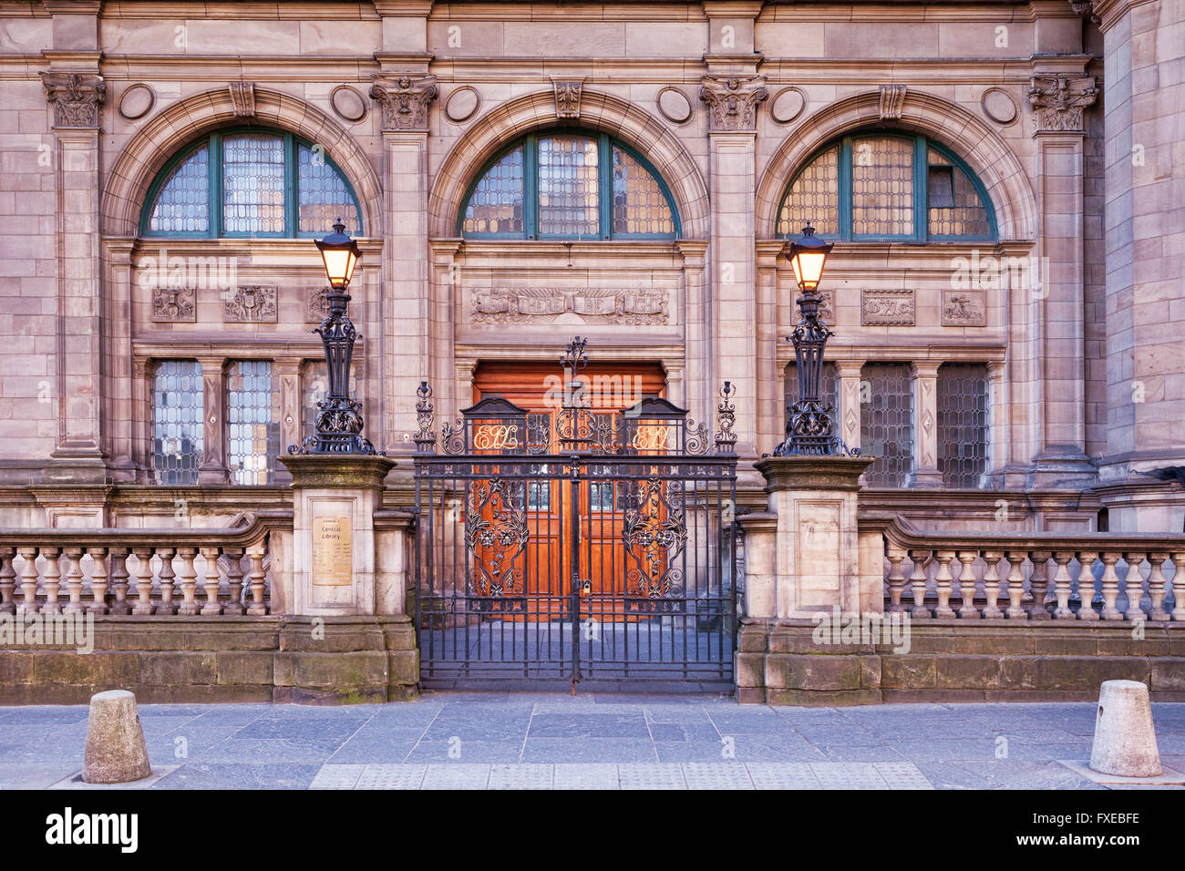 Bibliothèque centrale, George iv Bridge, Edinburgh, Ecosse, Royaume-Uni Banque D'Images