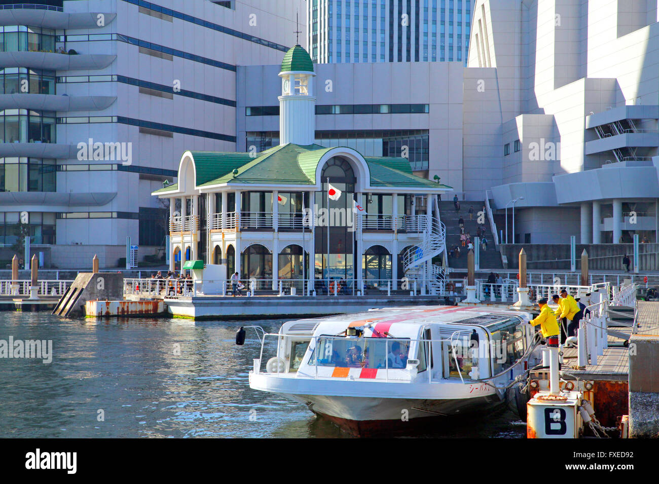 Minato-Mirai 21 Pukari Pier Yokohama Japon Banque D'Images