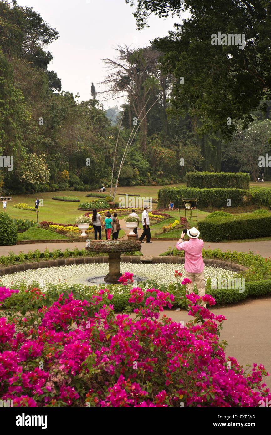 Sri Lanka, Kandy, Peradeniya Royal Botanical Gardens Banque D'Images