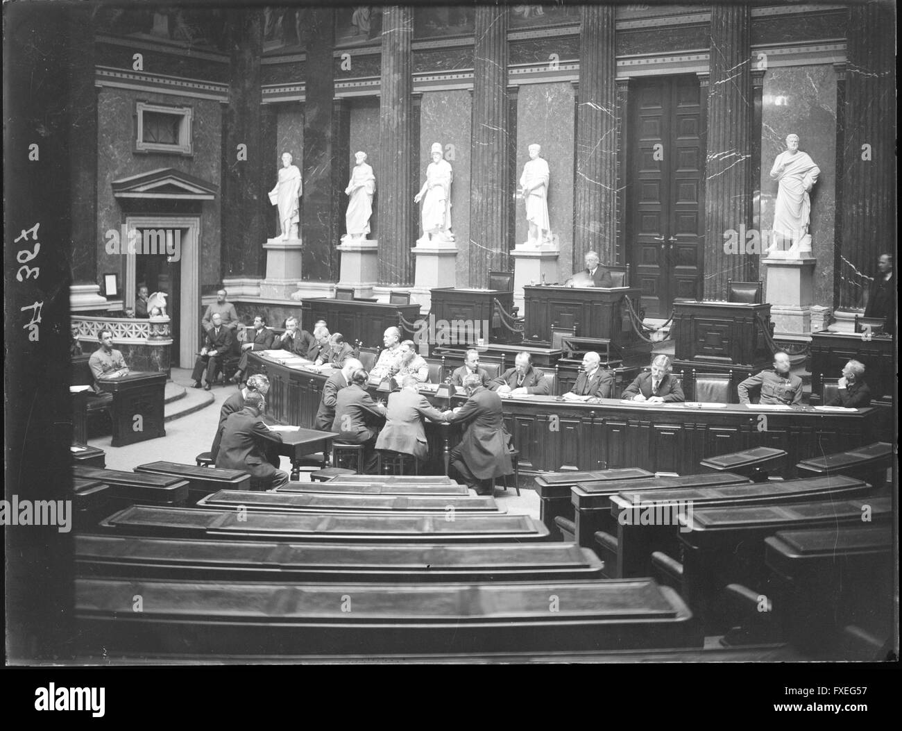 Session des österreichischen Nationalrats am 30.4.1934 Banque D'Images