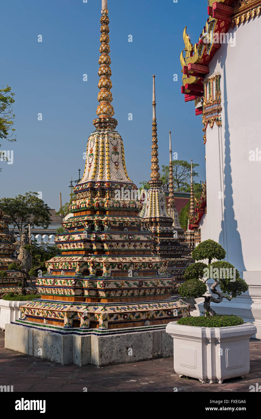 Wat Pho Bangkok Thaïlande Banque D'Images