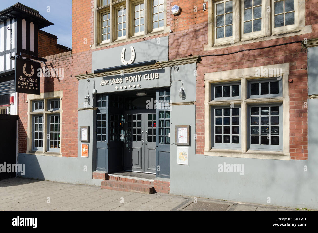 Un Trick Pony Club Irish pub à thème dans la région de Moseley, Birmingham Banque D'Images