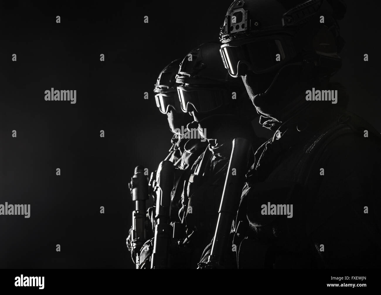 Spec Ops officersSWAT Banque D'Images