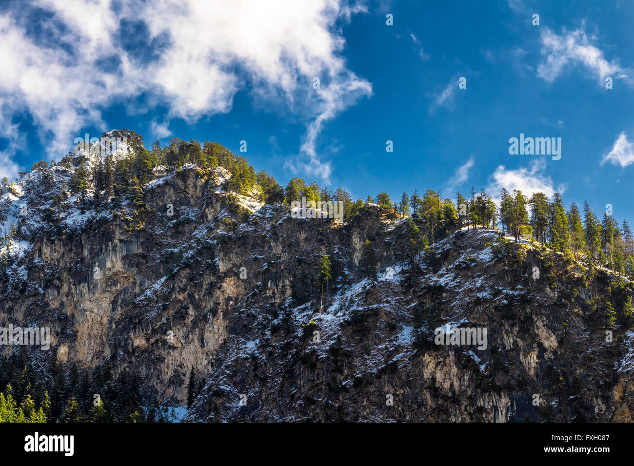 Pic de Montagne Alpes, Allemagne Banque D'Images