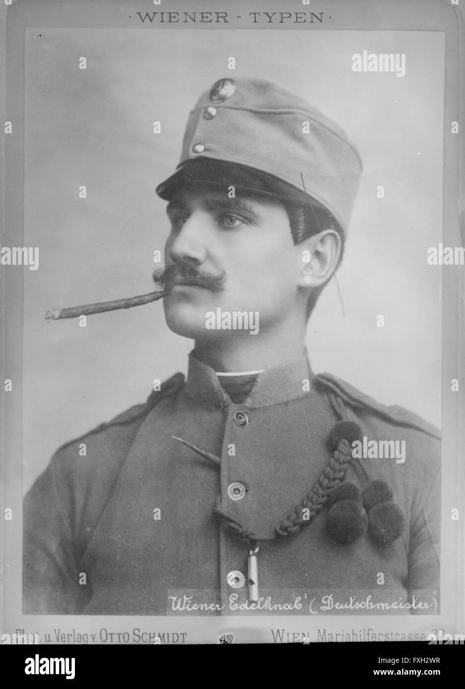 Wien Hoch- und Deutschmeister Nr 4, Infanterie-Regiment Banque D'Images