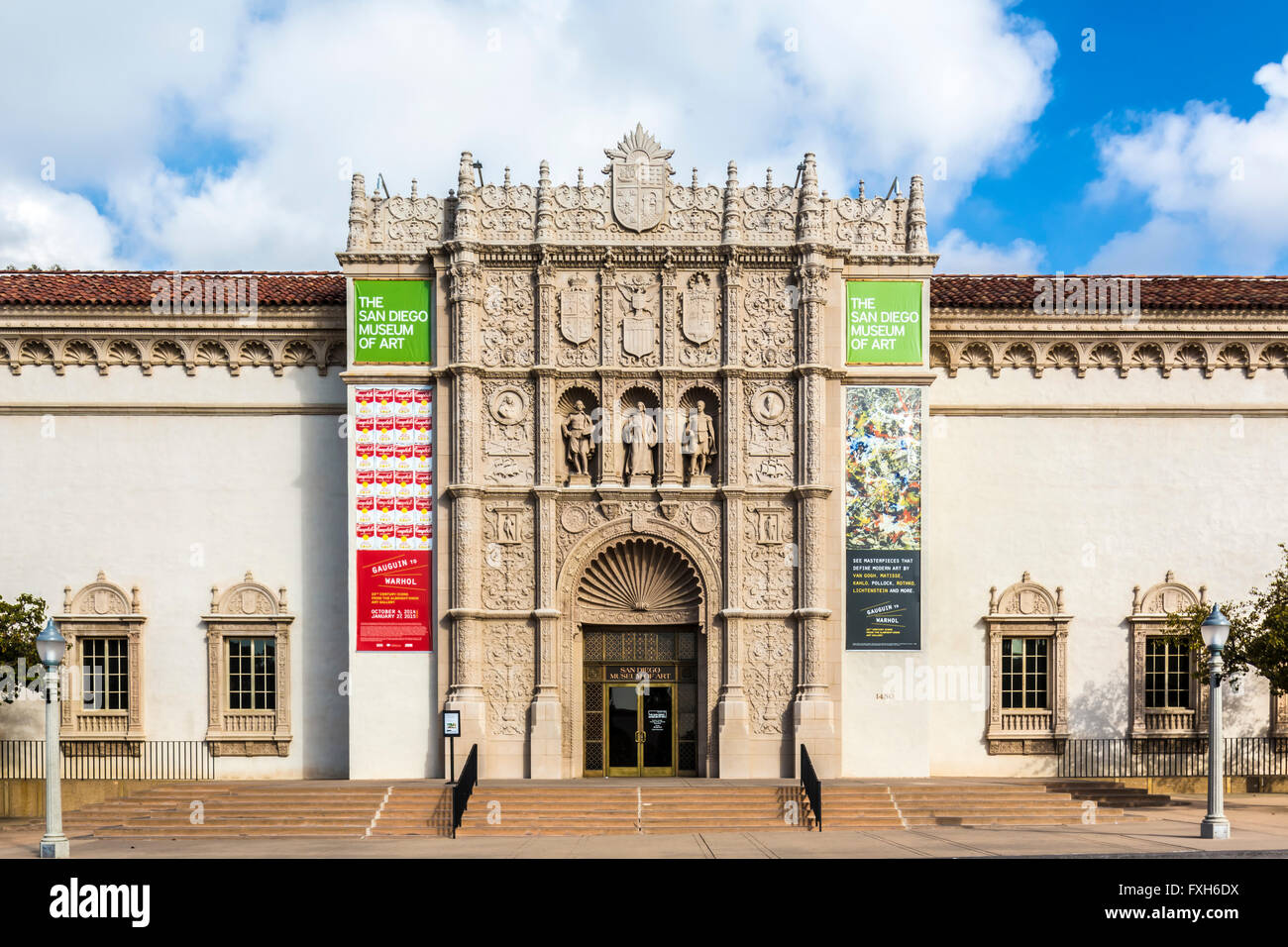 San Diego Museum of Art, le Balboa Park, San Diego, CA US Banque D'Images