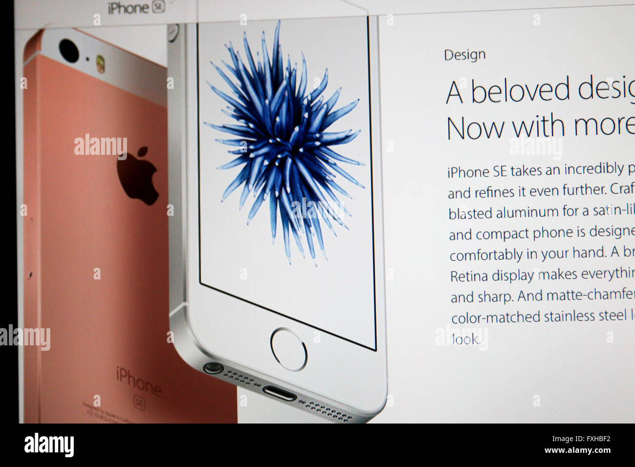 iPhone SE Banque D'Images