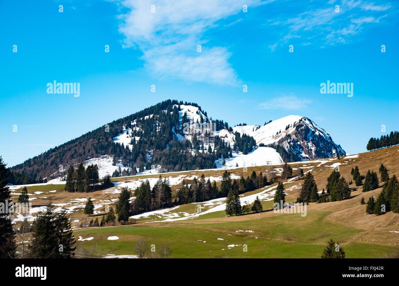 Incroyable montagne paysage en Bavière Banque D'Images