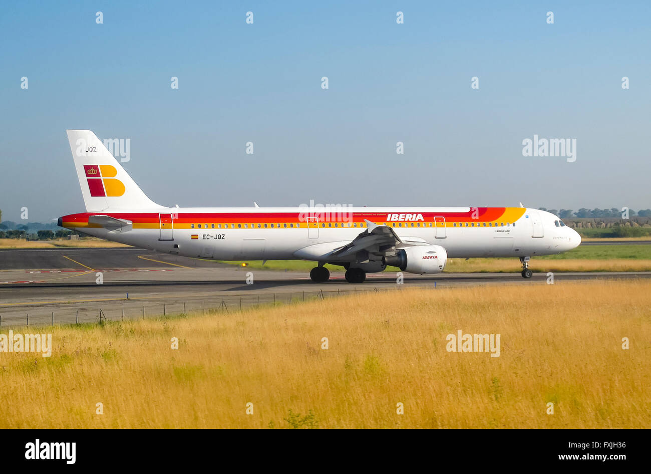 EC-JQZ Iberia Airbus A321-200 Banque D'Images
