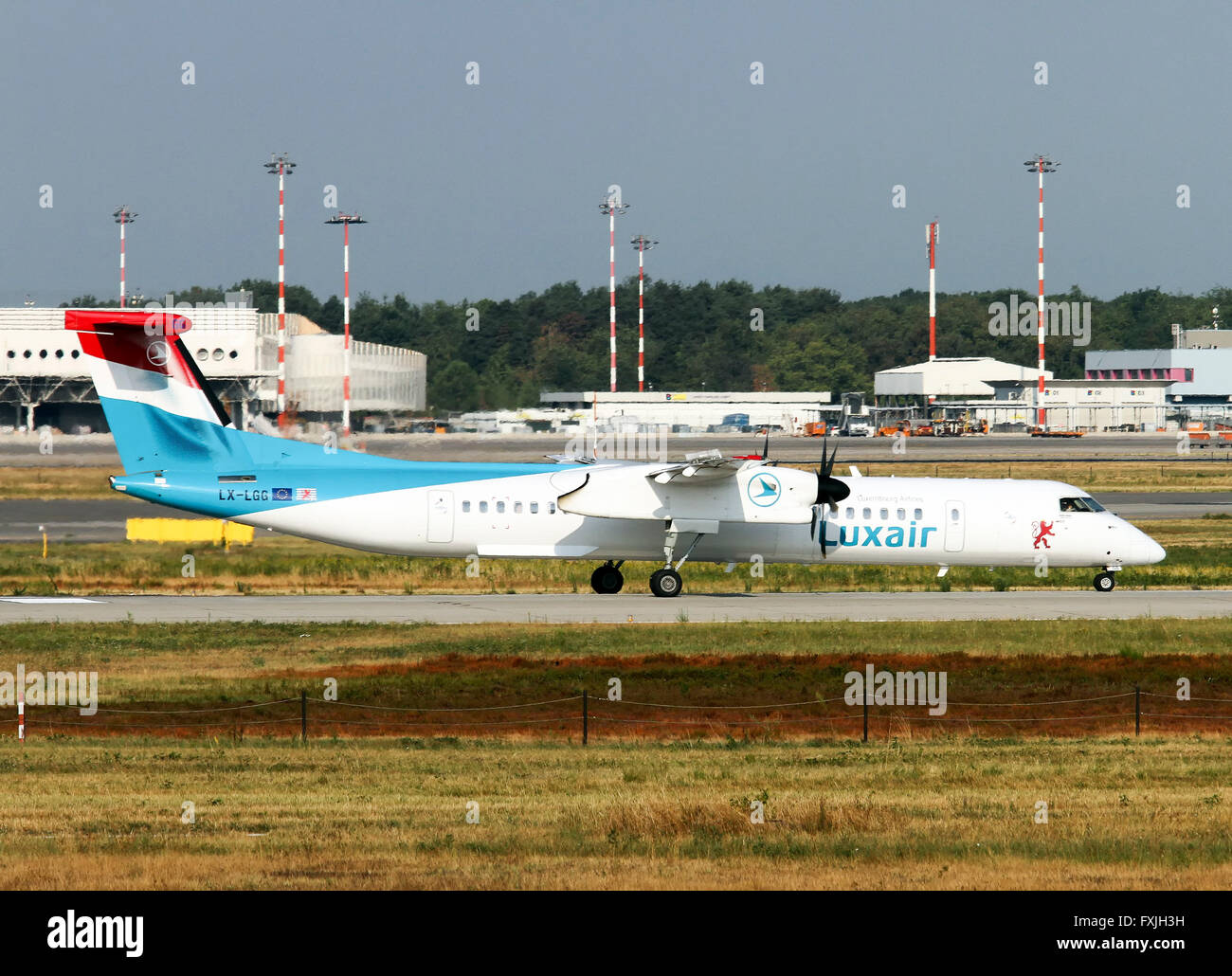 Luxair De Havilland Canada DHC-8-400 Dash 8 Banque D'Images