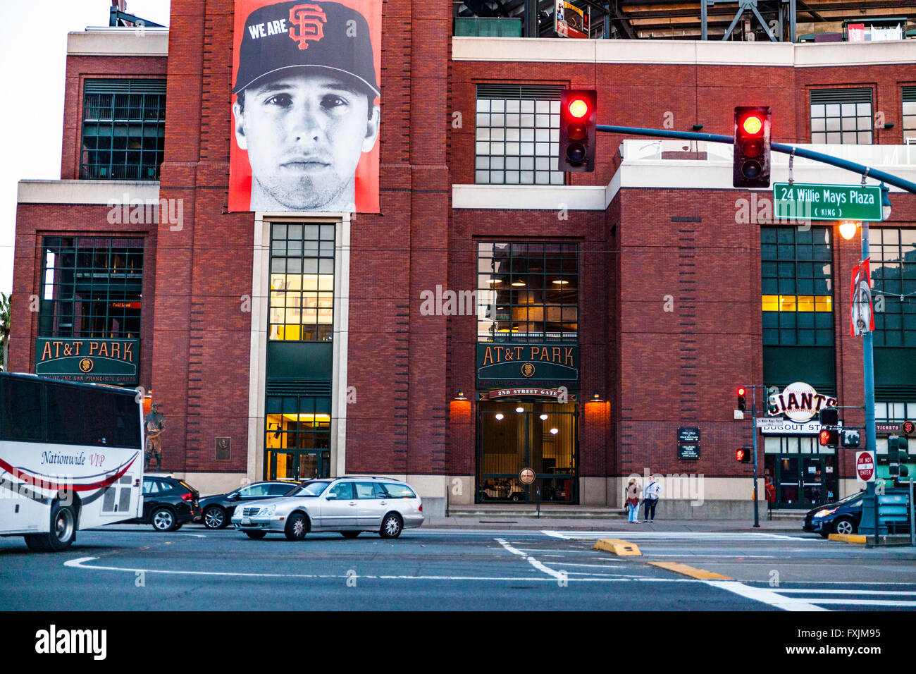 AT&T Park à San Francisco Californie accueil de l'équipe de baseball des Giants Banque D'Images