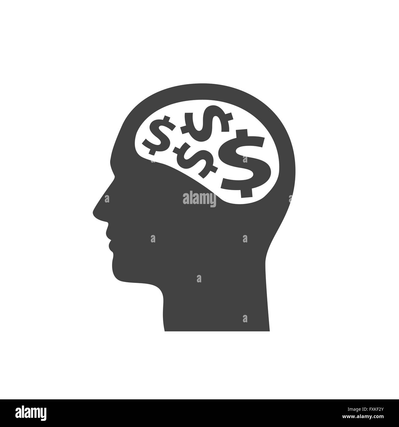 icône d’argent Illustration de Vecteur