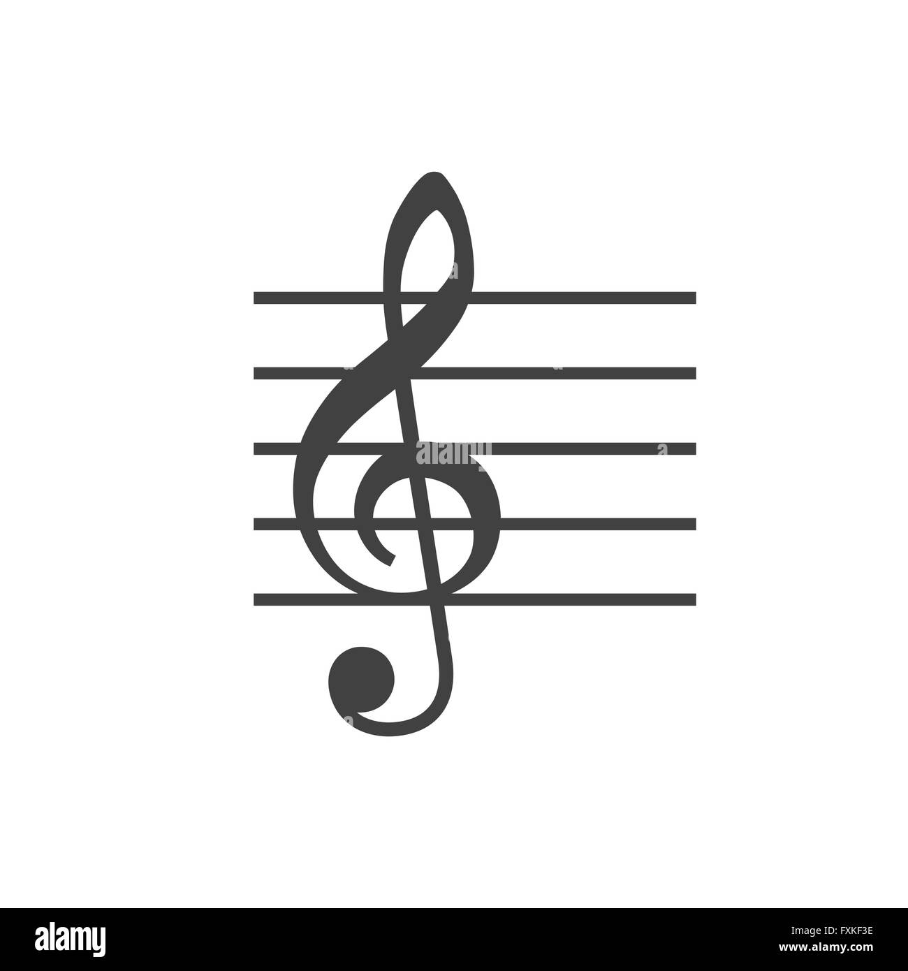 L'icône de la musique Illustration de Vecteur