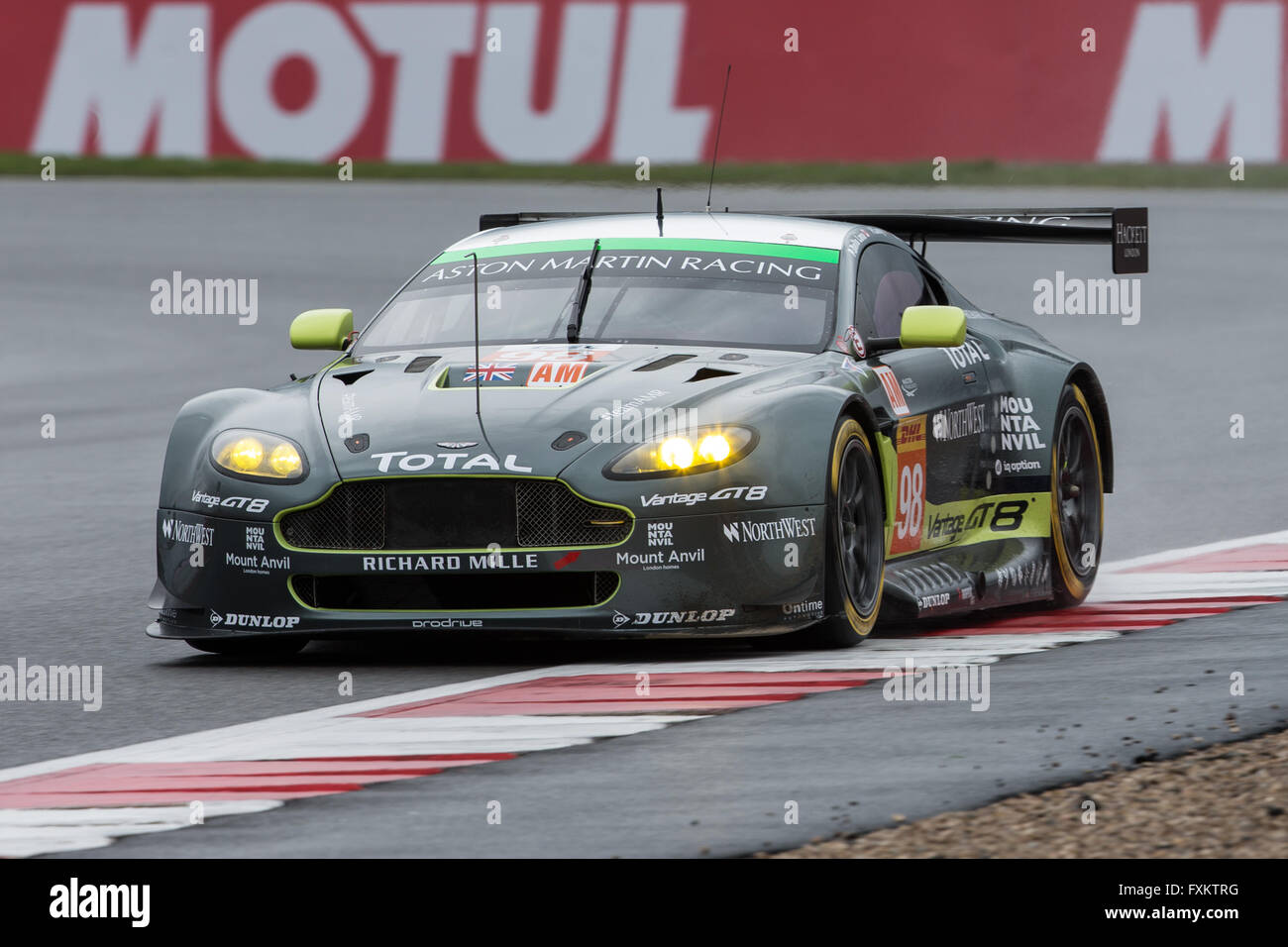 Silverstone, UK. Apr 16, 2016. FIA World Endurance Championship 6 heures de Silverstone les qualifications. Credit : Action Plus Sport/Alamy Live News Banque D'Images