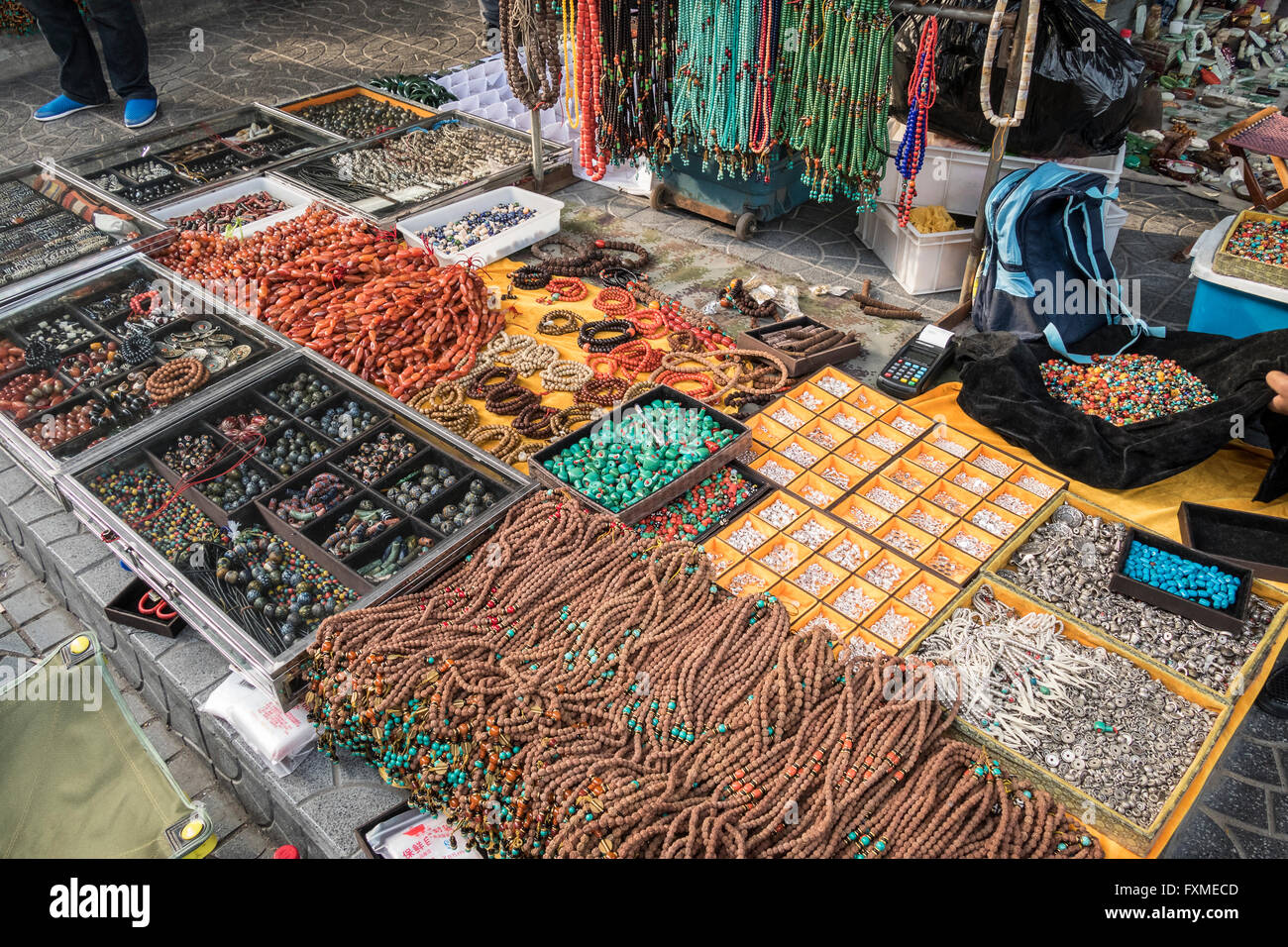 Marché d'antiquités de Panjiayuan Banque D'Images