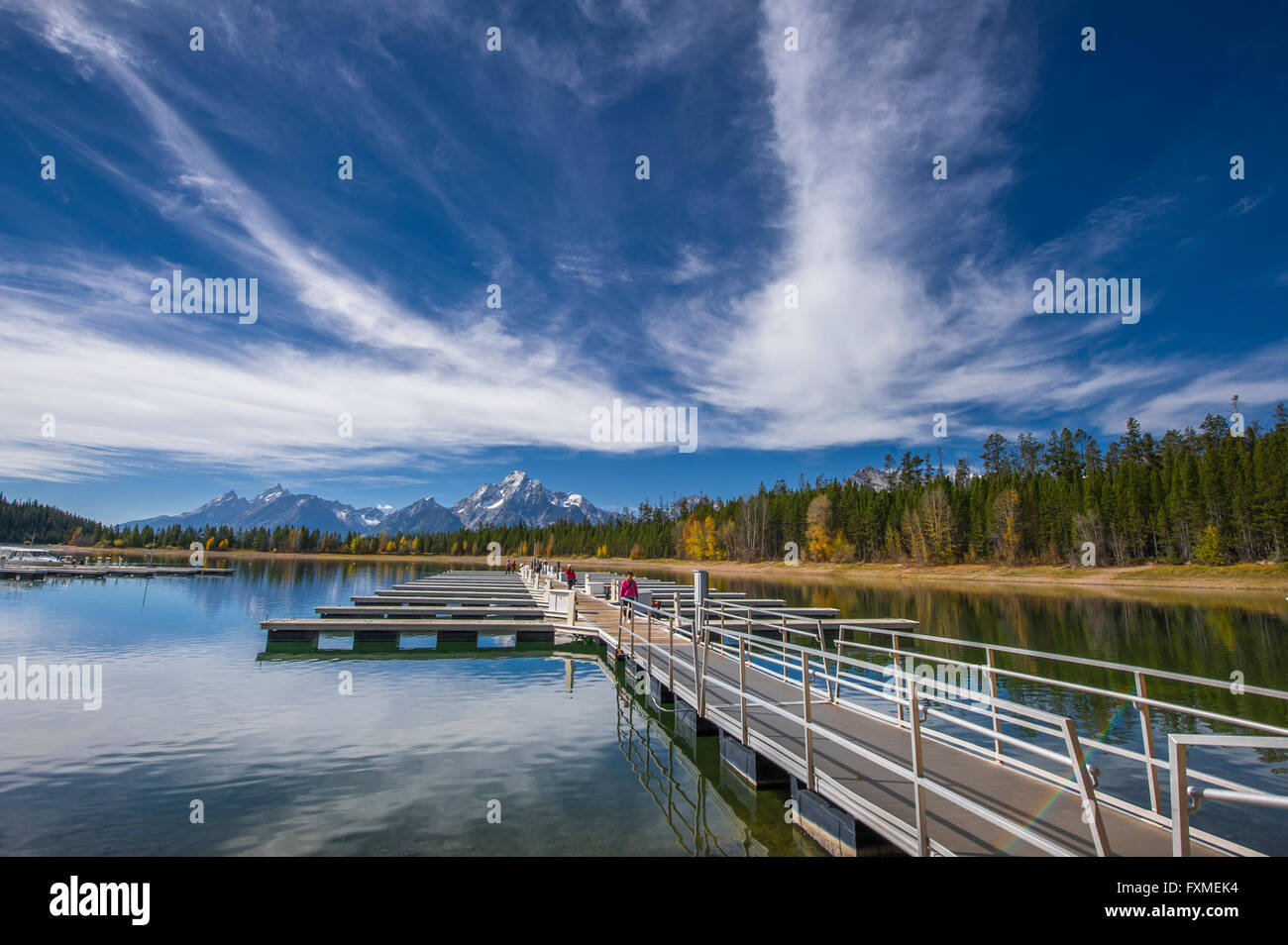 Parc National de Grand Teton, Jackson County, Wyoming, United States Banque D'Images
