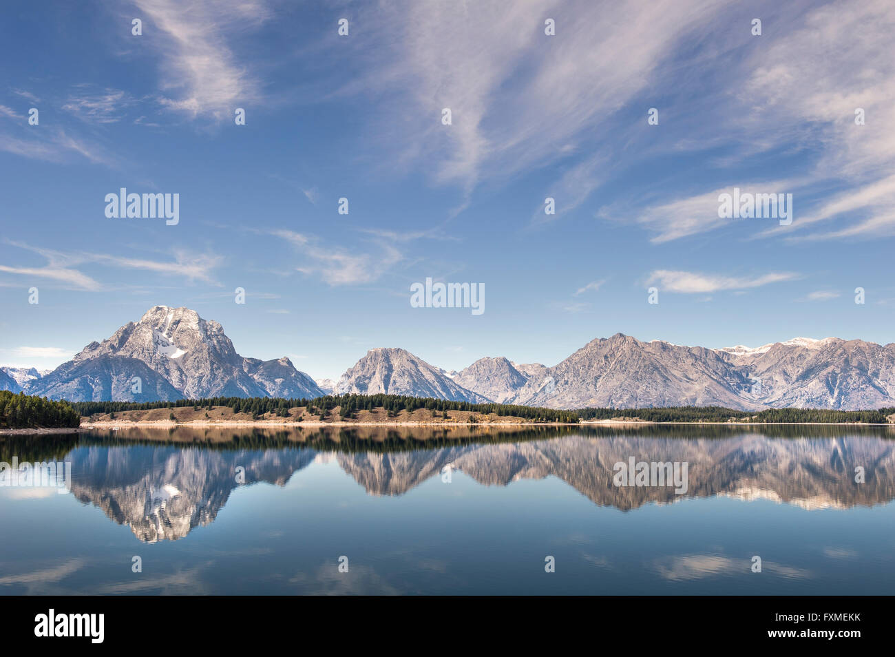 Parc National de Grand Teton, Jackson County, Wyoming, United States Banque D'Images