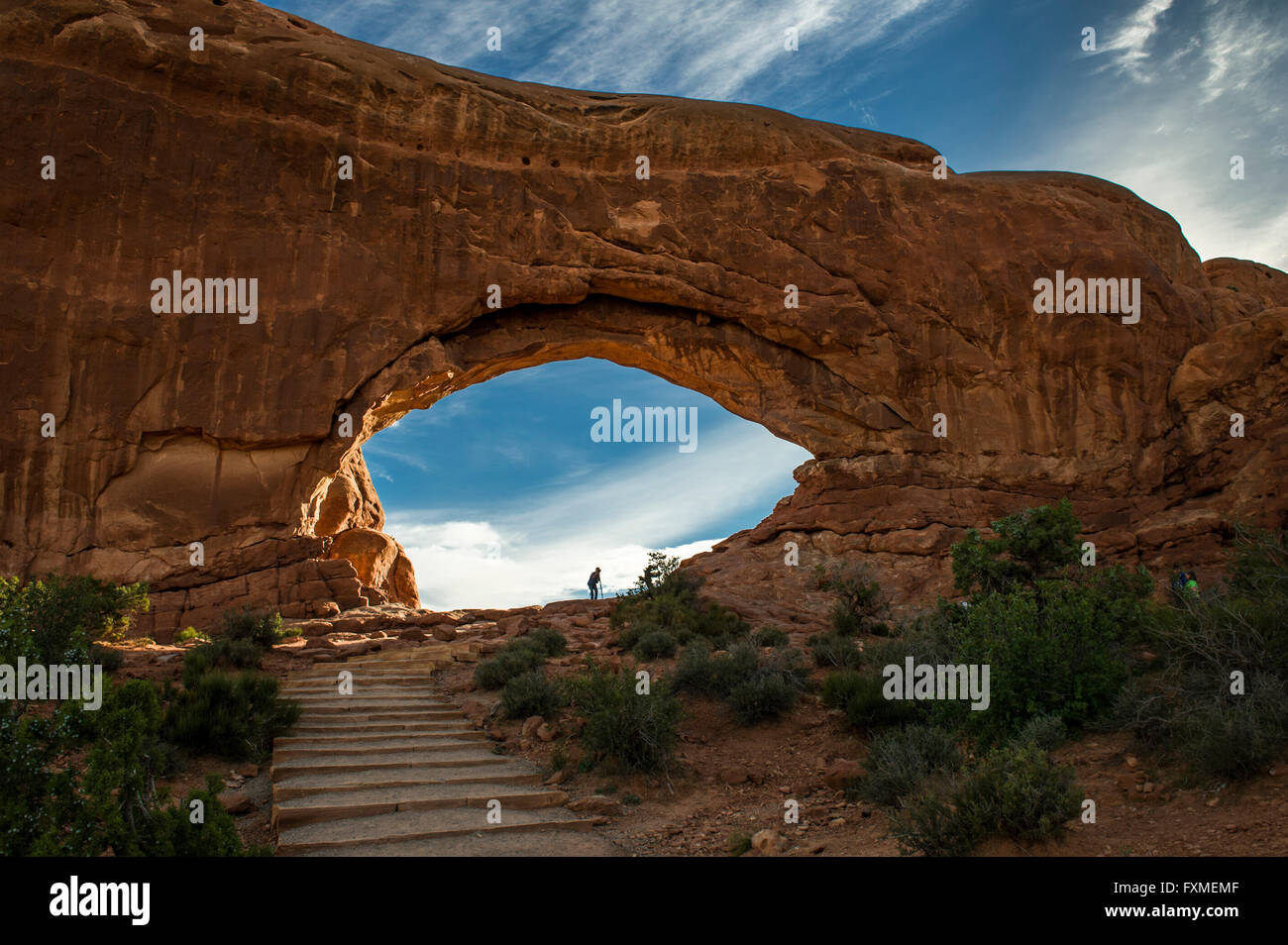 Arches National Park, Grand County, Utah, United States Banque D'Images