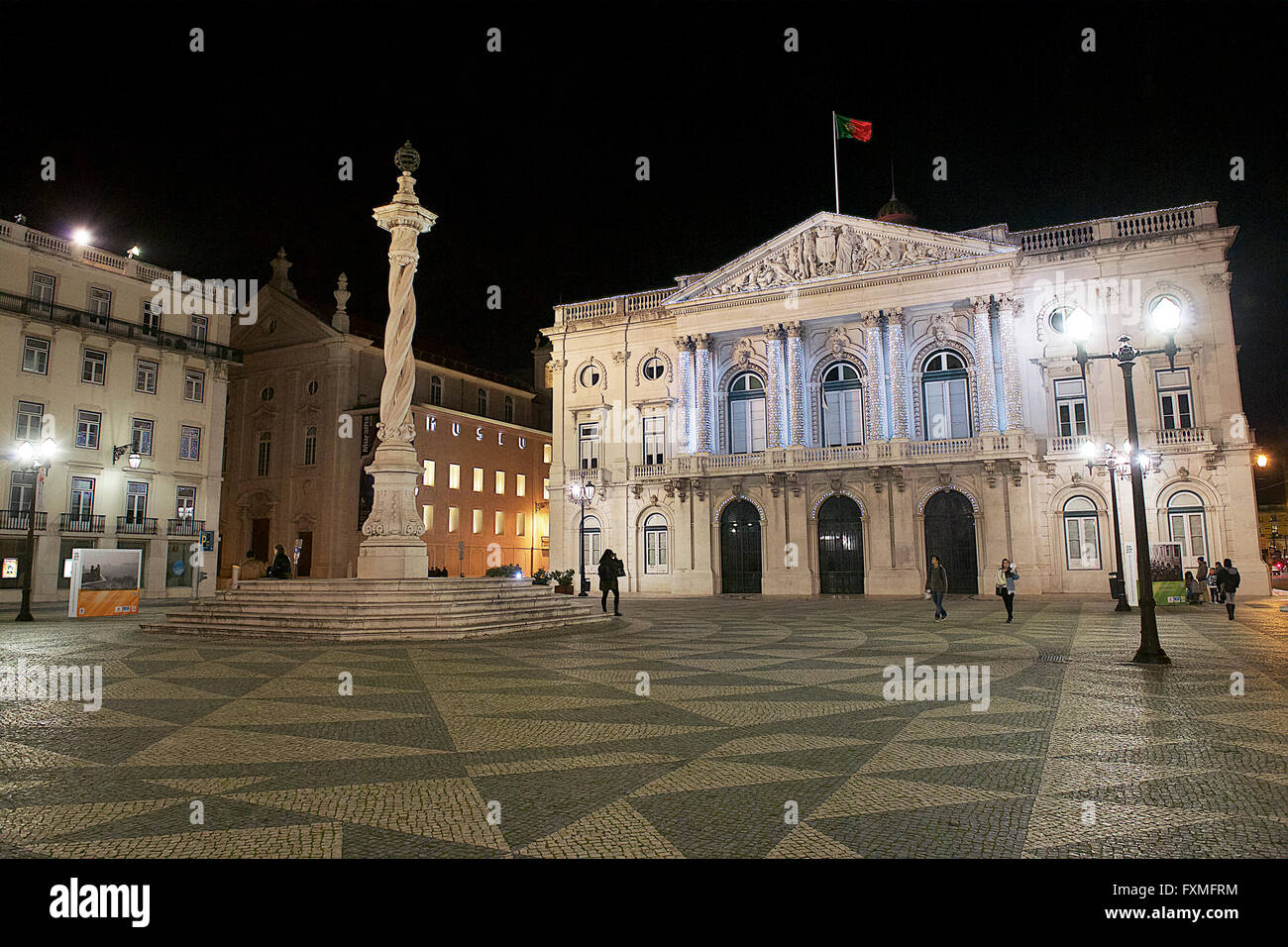 La mairie de Lisbonne, Lisbonne, Portugal Banque D'Images
