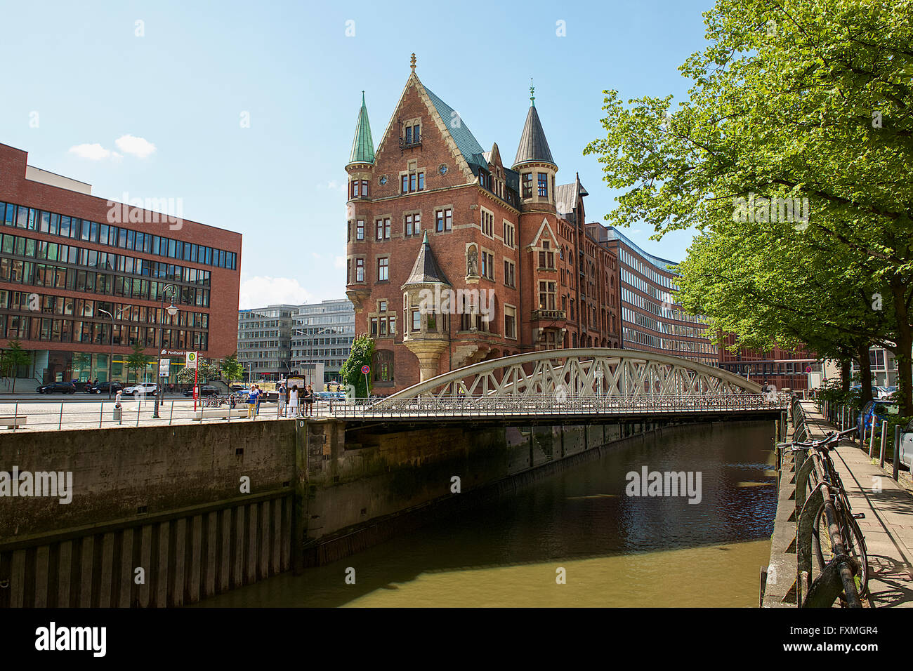 Quartier des entrepôts de Speicherstadt,, Hambourg, Allemagne Banque D'Images