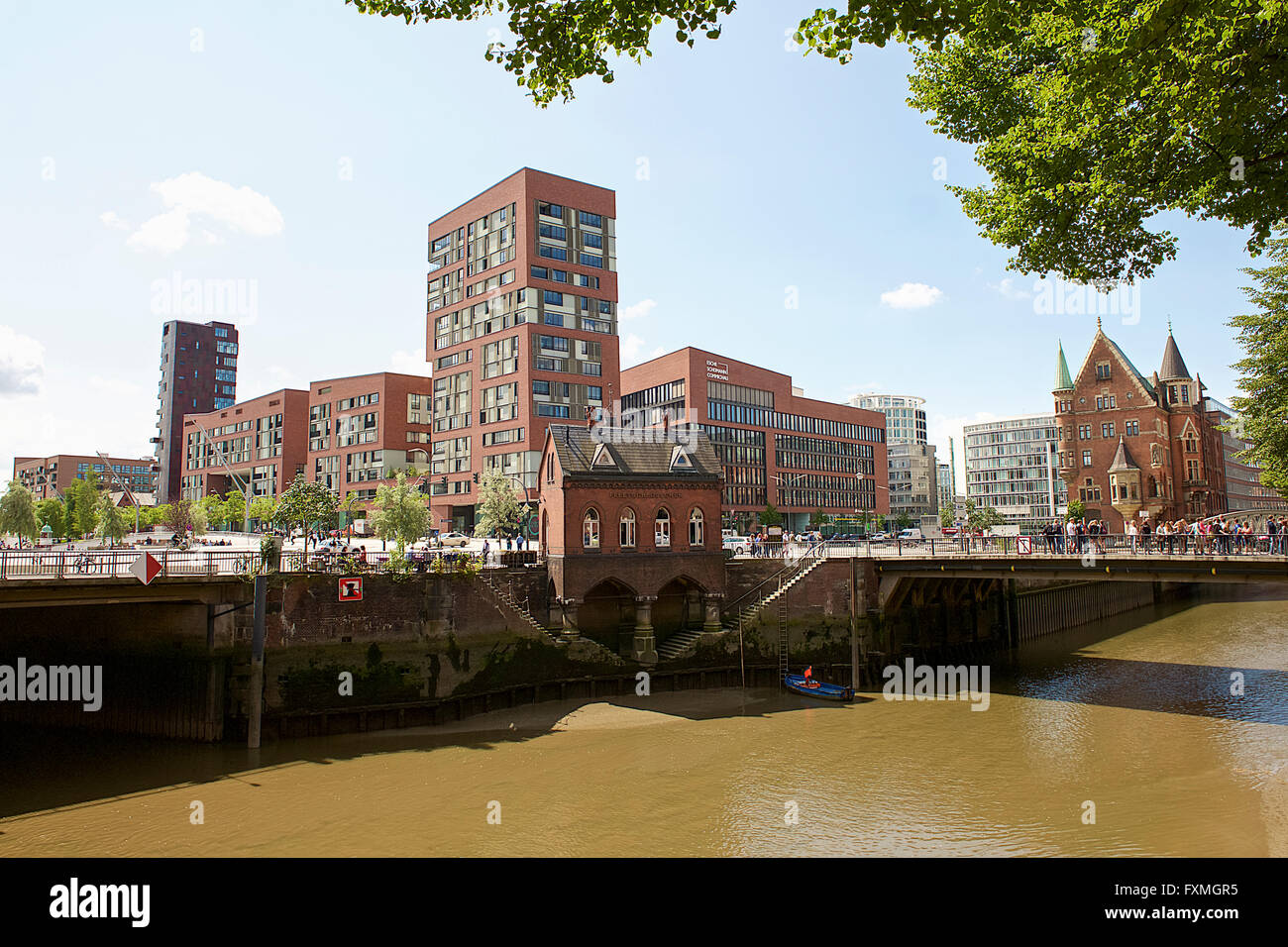 Quartier des entrepôts de Speicherstadt,, Hambourg, Allemagne Banque D'Images