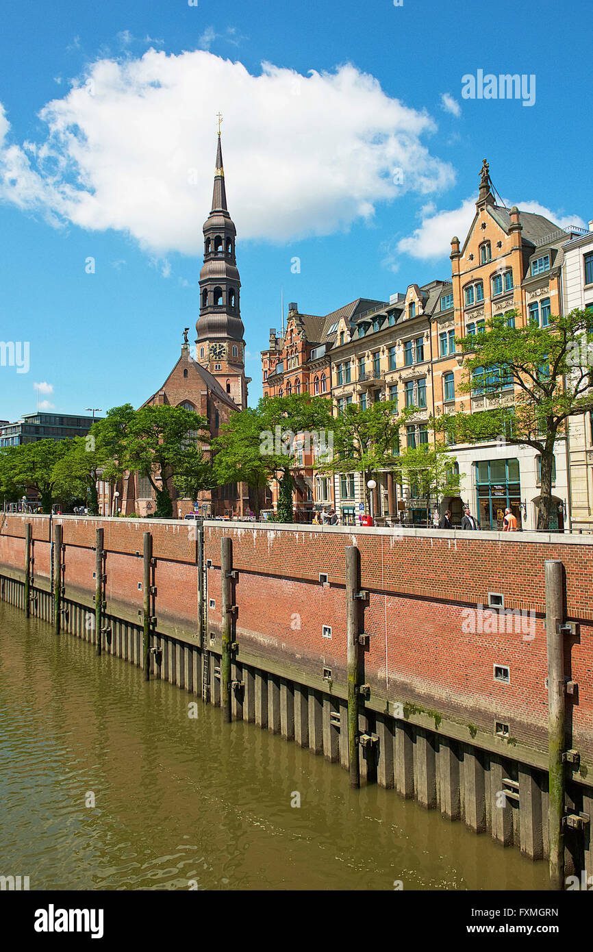 L'église de St Catherine, Hambourg, Allemagne Banque D'Images