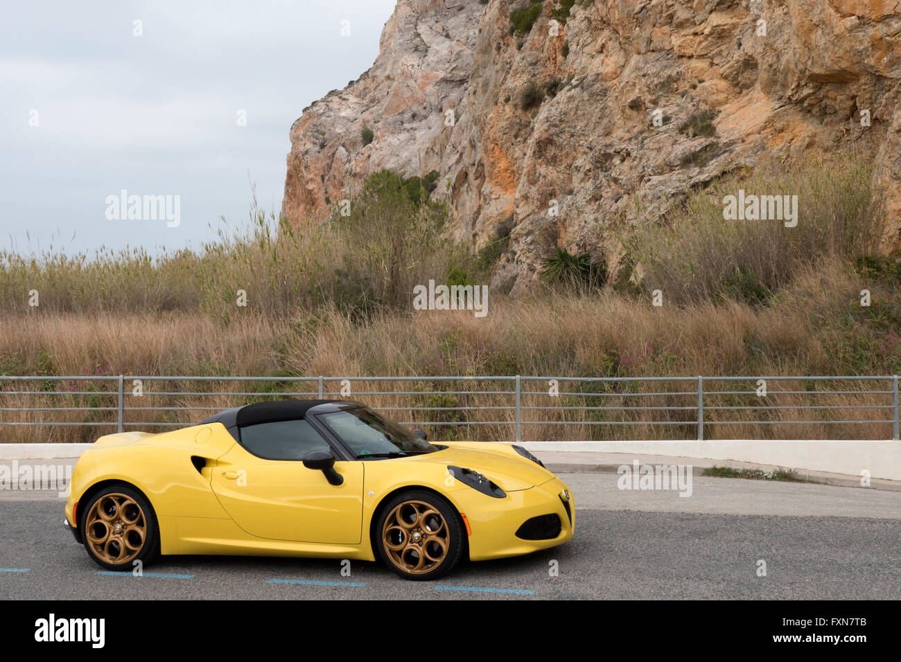 Alfa Romeo 4C 2016 Spider Banque D'Images