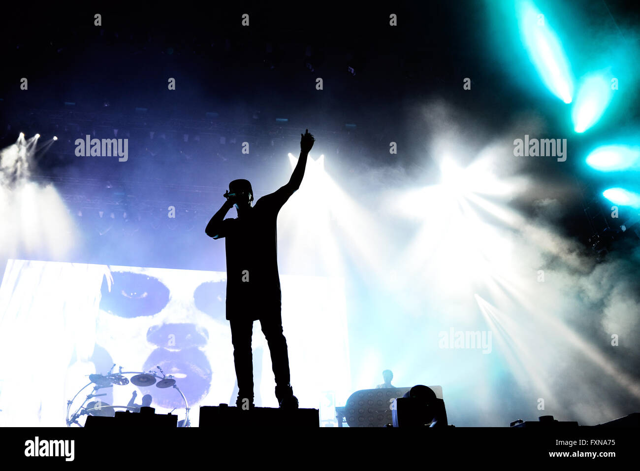 BENICASSIM, ESPAGNE - 17 juillet : Chase & Status (production de musique électronique britannique la bande de duo) effectue au Festival. Banque D'Images