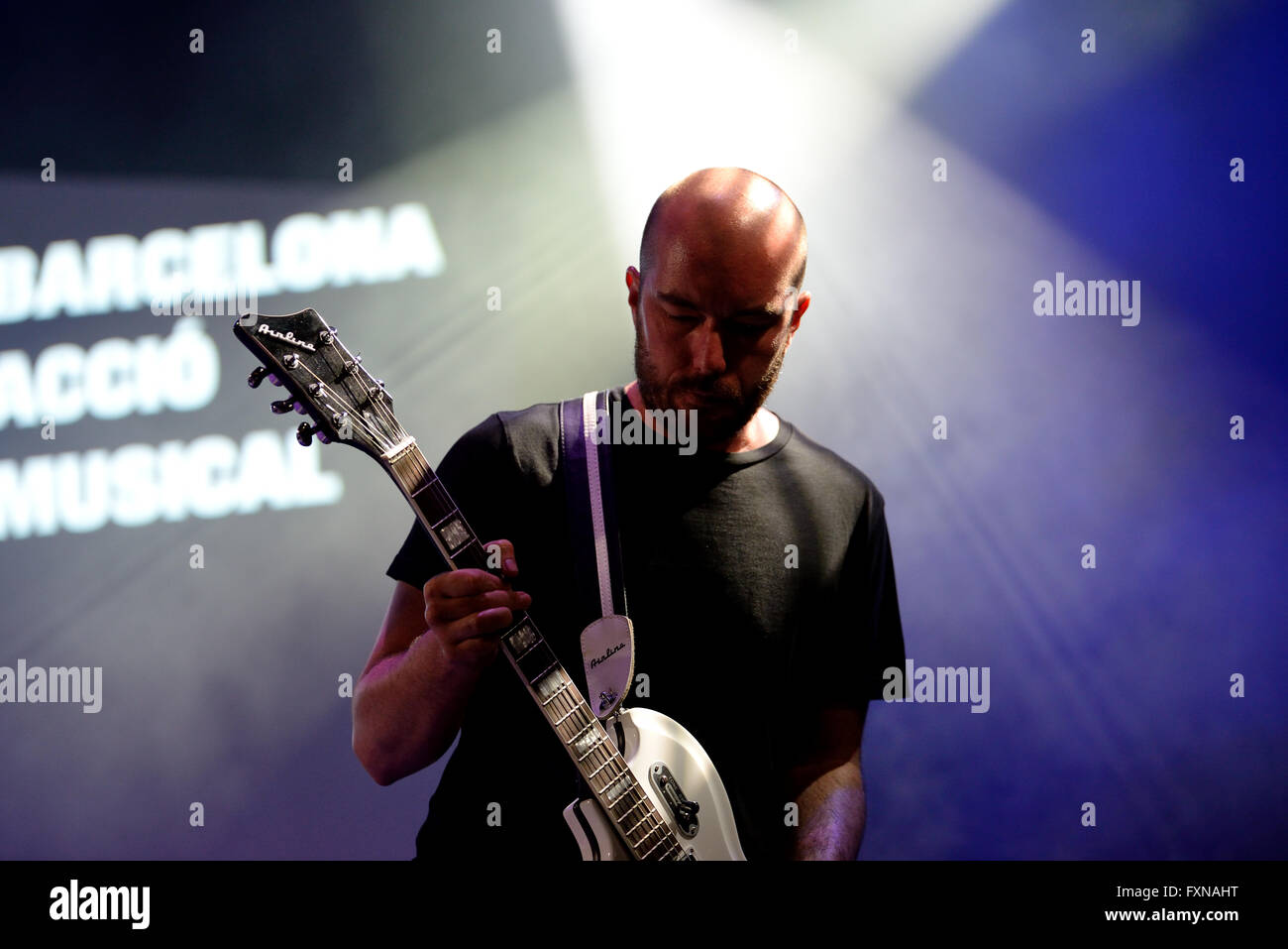 Barcelone - SEP 21 : lanternes sur le lac (indie rock) effectue à la BAM Merce Festival. Banque D'Images