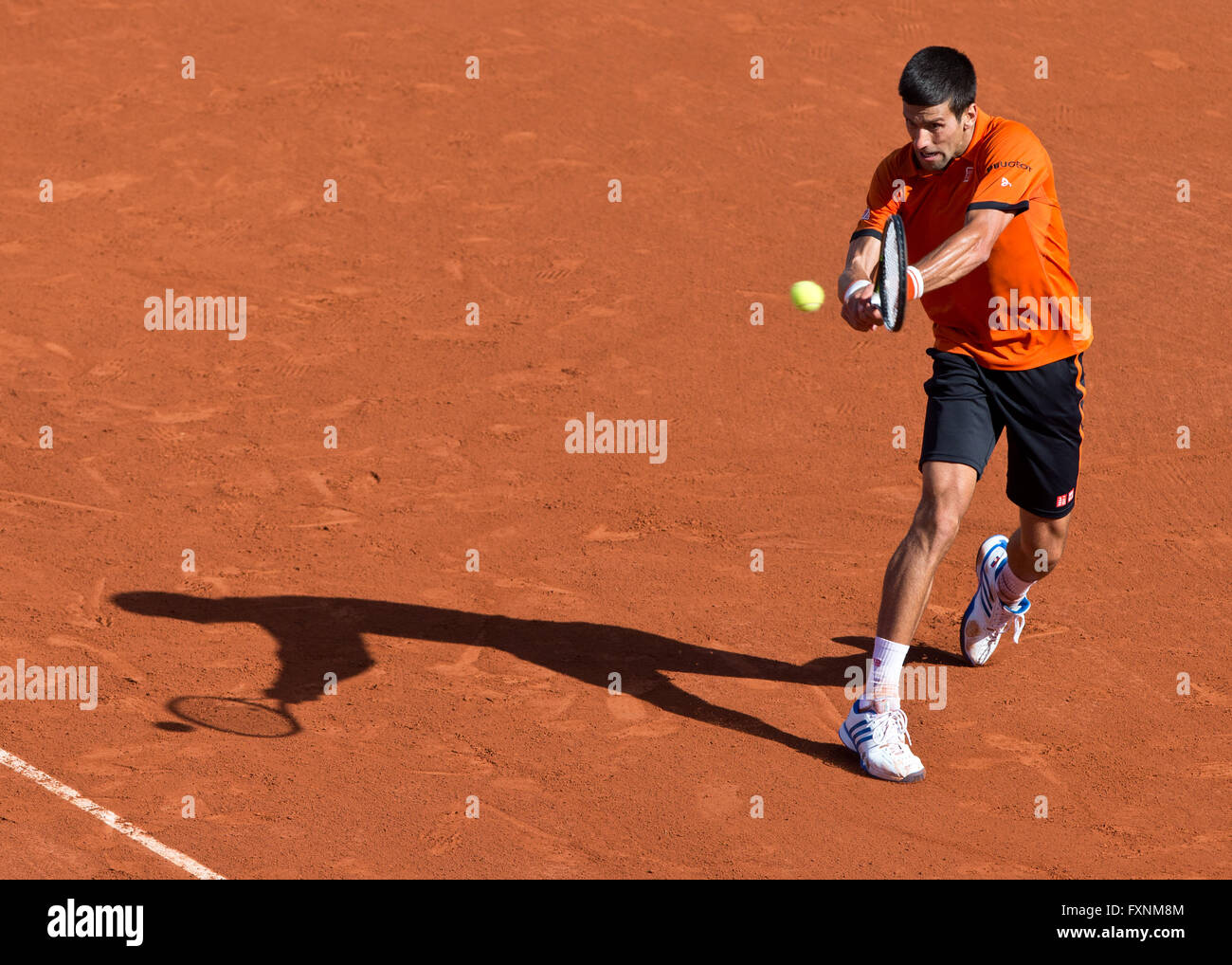 Novak Djokovic (SRB), Open de France 2015, Grand Chelem Tennis Turnier à Roland Garros, Paris, France Banque D'Images