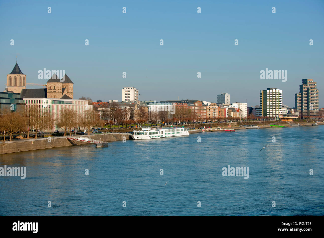 Konrad-Adenauer-Ufer, Köln Banque D'Images