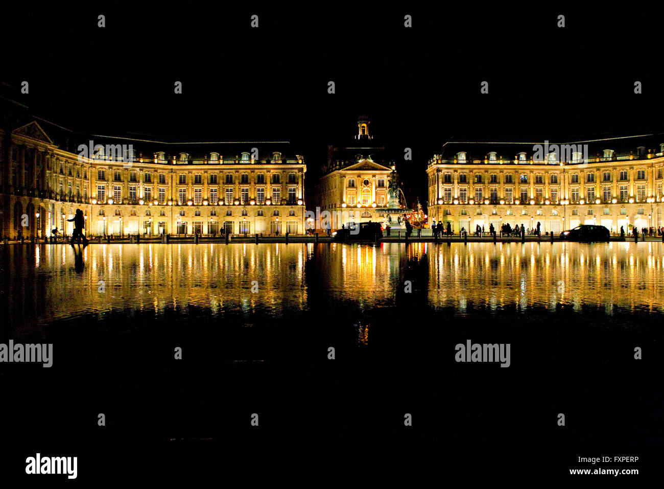 Place de la Bourse, Bordeaux, France Banque D'Images