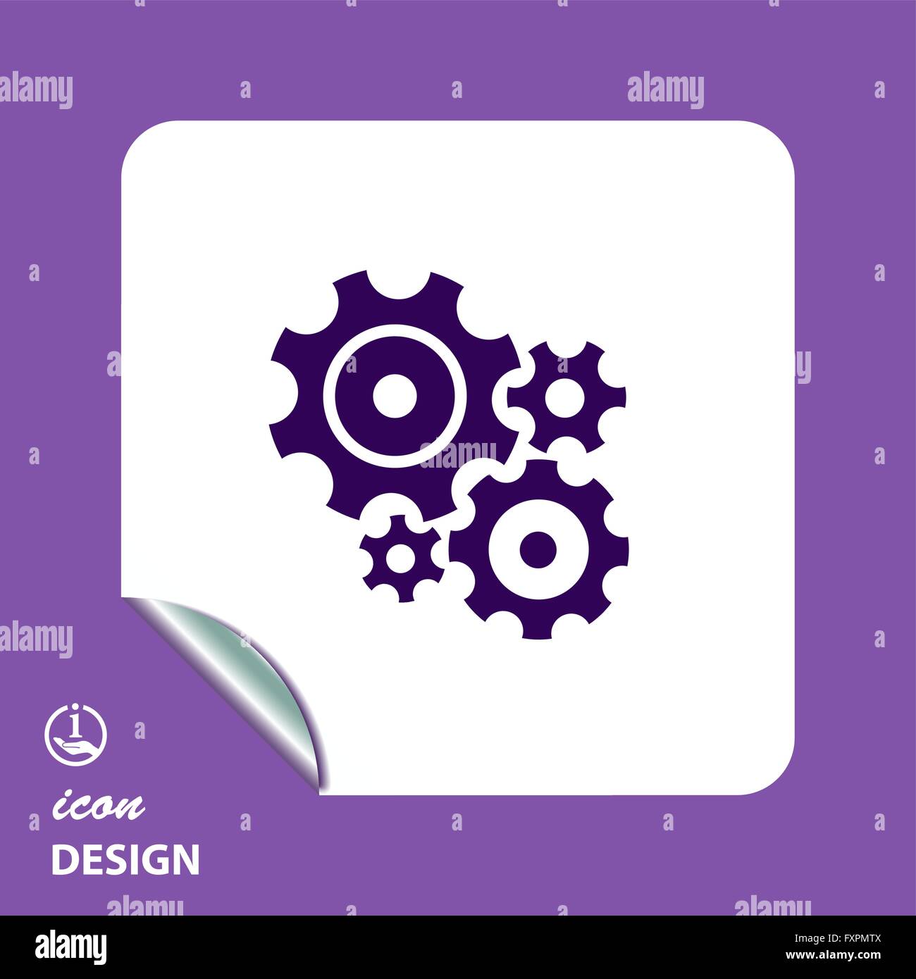 Piktogram Engine Le pictogramme d'engin Image Vectorielle Stock - Alamy