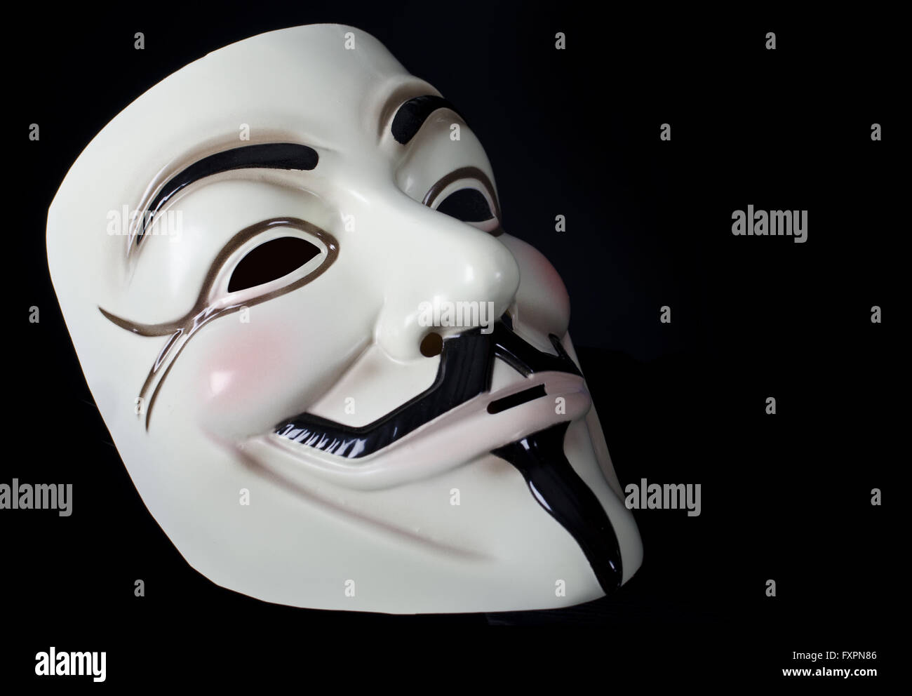 Masque V pour Vendetta Banque D'Images