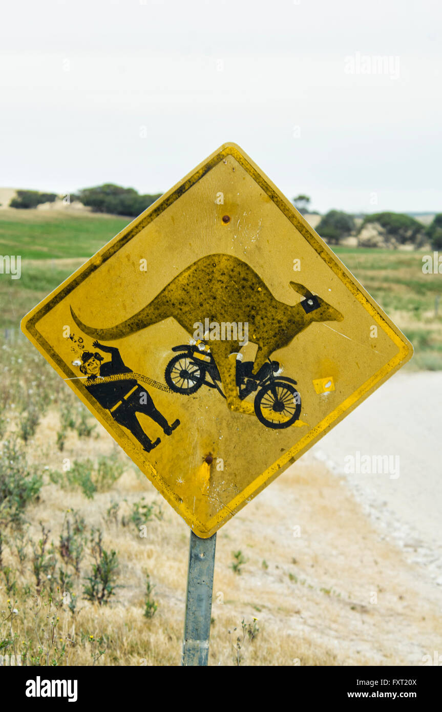 Australian style panneau routier australie panneau routier nouveauté fun outback blague signe