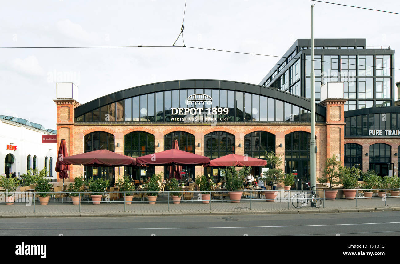 Restaurant Depot 1899, Frankfurt am Main, Hesse, Allemagne Banque D'Images