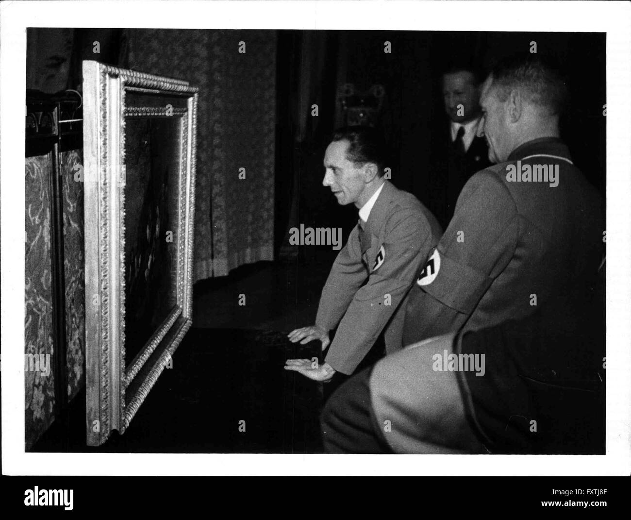 Accueil von Goebbels im Wiener Rathaus Banque D'Images