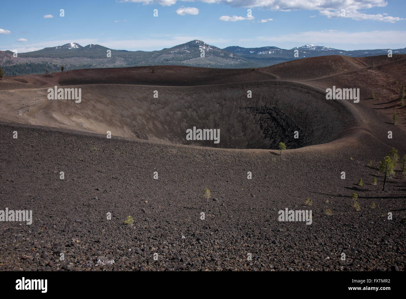 Des scènes de paysage du Parc national volcanique de Lassen en Californie, USA. Banque D'Images