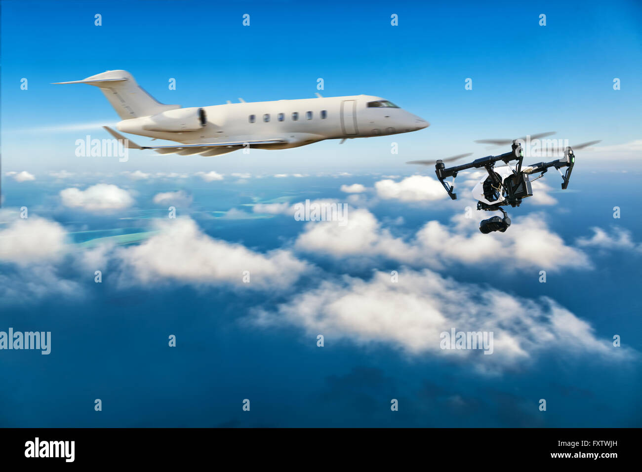 Drone collision Banque de photographies et d'images à haute résolution -  Alamy