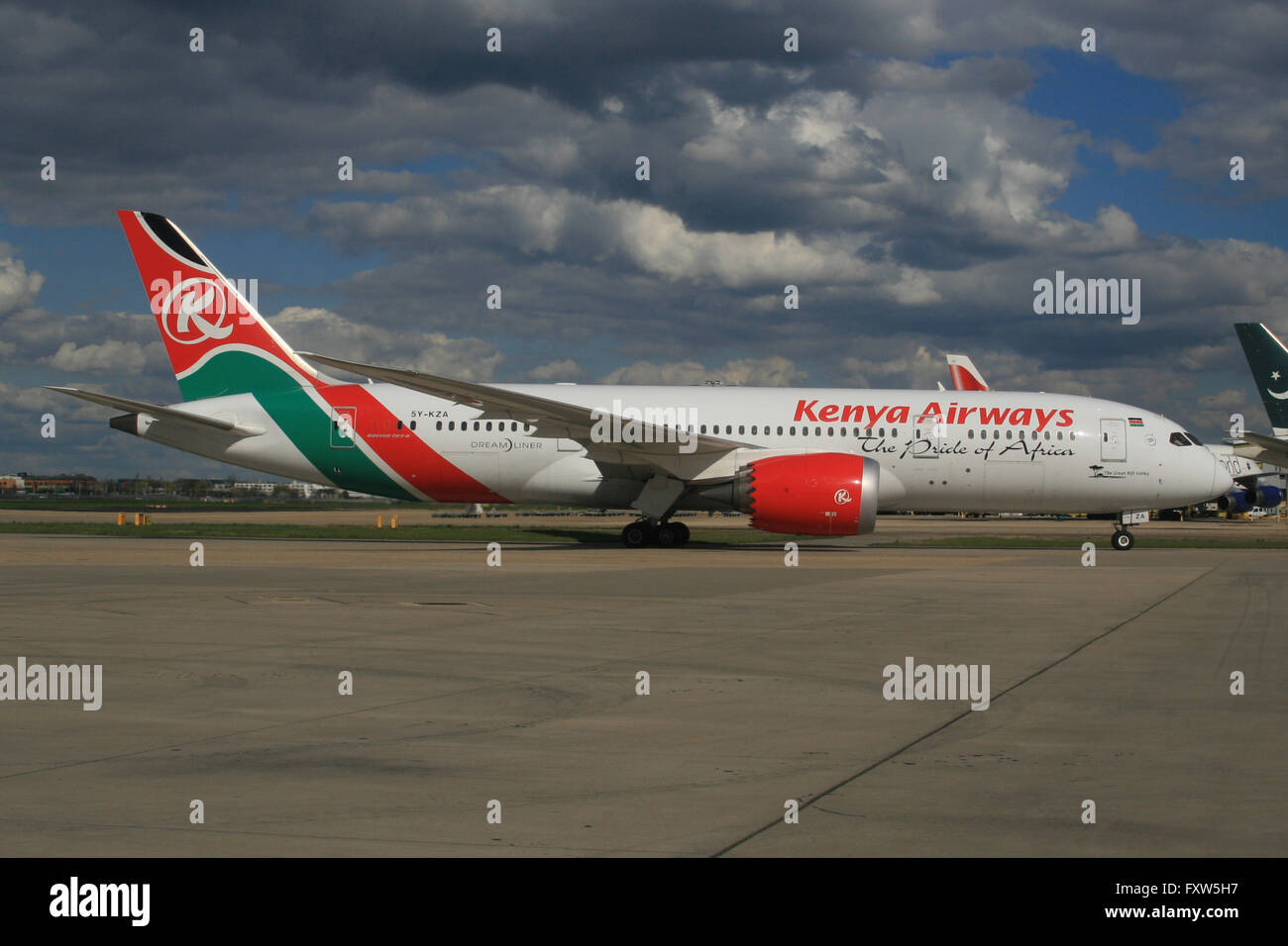 KENYA AIRWAYS Boeing 787 Dreamliner Banque D'Images