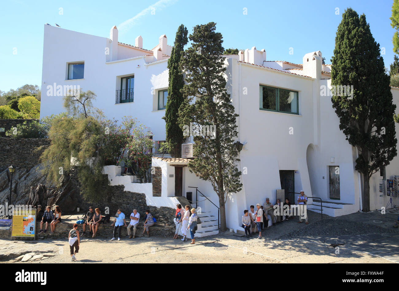 La maison-musée de Portlligat, où Salvador Dali a vécu et travaillé, près  de Figueres, en Catalogne, Espagne Photo Stock - Alamy