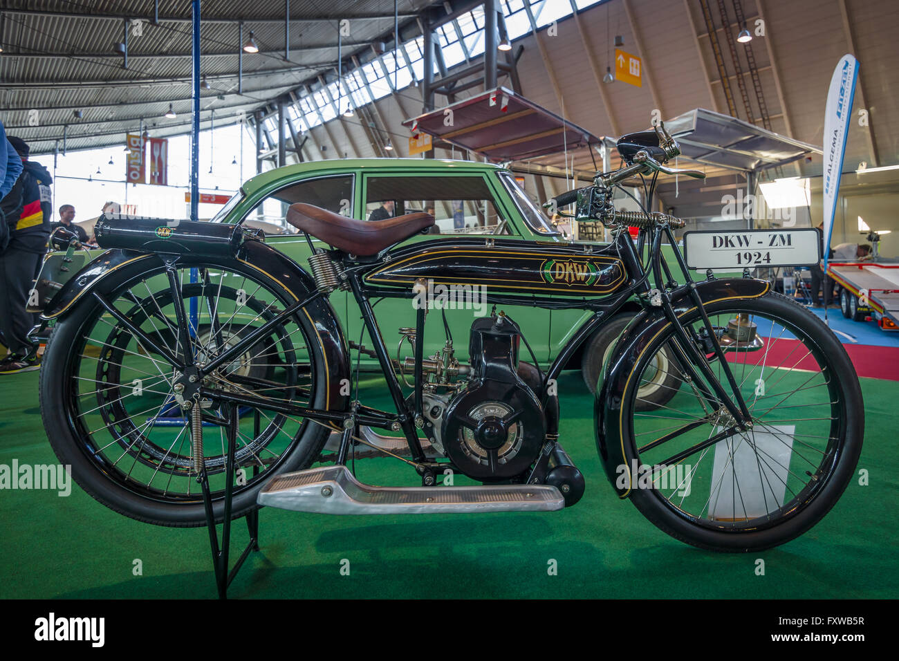 DKW Moto ZM 'Zschopauer Modell', 1924. Plus grand d'Europe Exposition de voitures classiques 'RETRO' classiques Banque D'Images