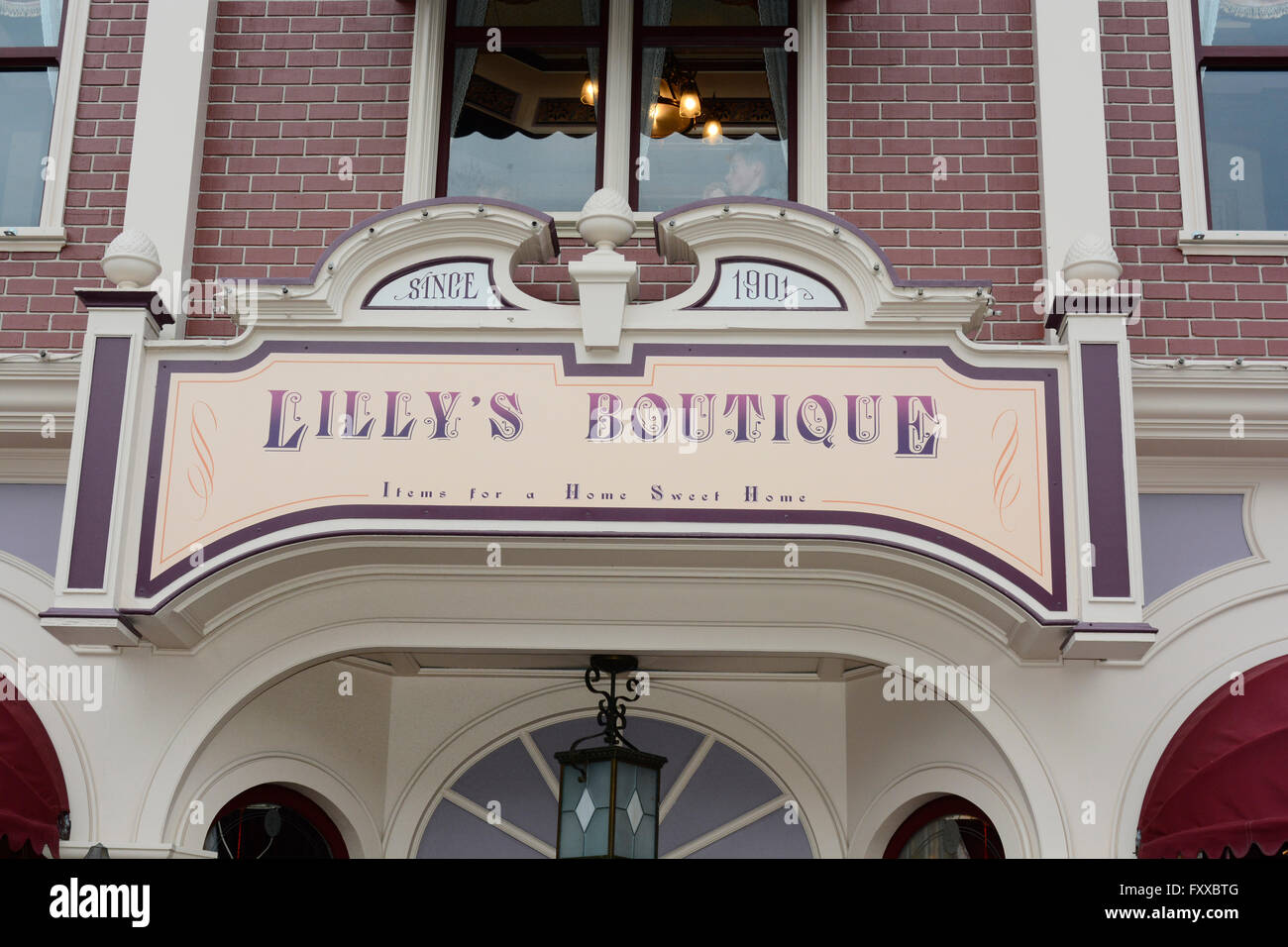 Lillys boutique disneyland paris Banque D'Images