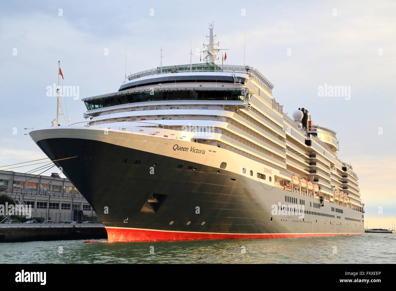 Bateau de croisière MS Queen Victoria (Cunard), l'OMI 9320556 Banque D'Images