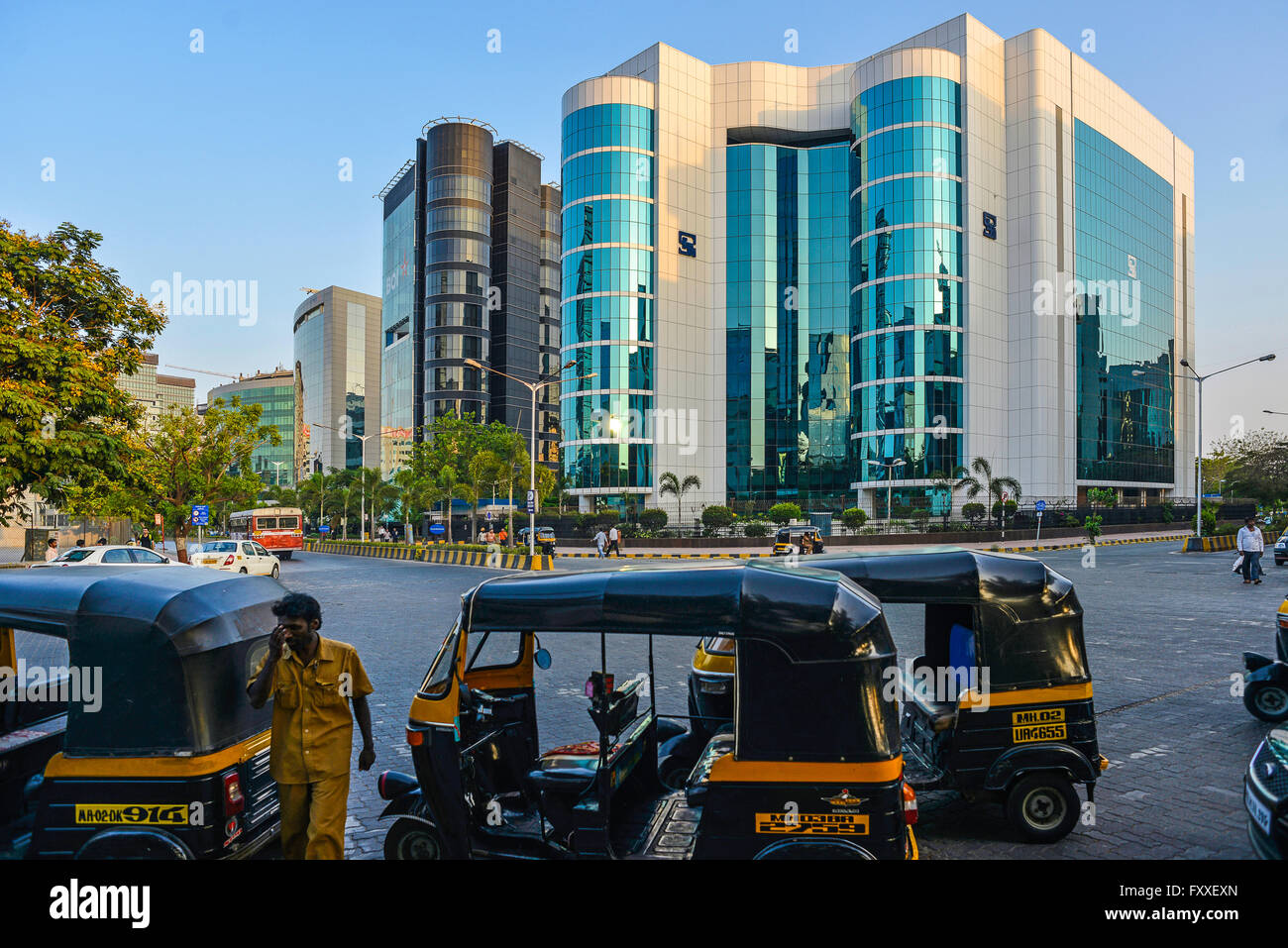 Bombay Mumbai Inde Bandra Kurla Complex est un nouveau quartier commercial Banque D'Images