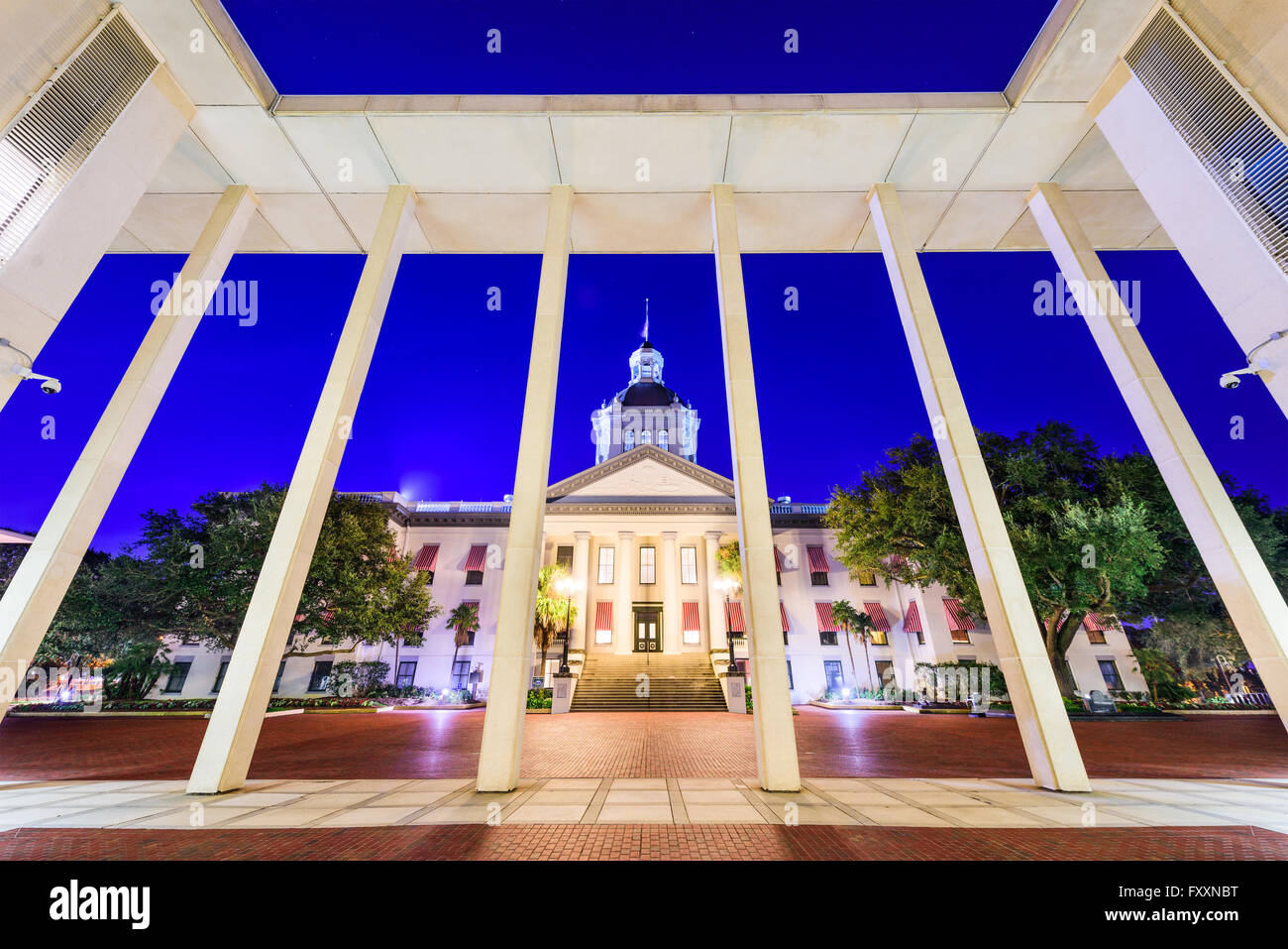 Tallahassee, Floride, USA lors de l'historique Florida State Capitol Building. Banque D'Images