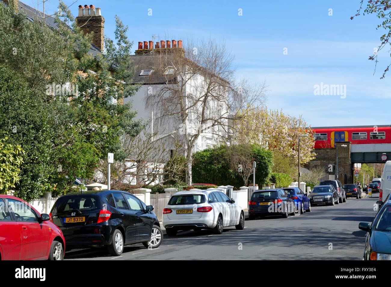 Papes Grove Strawberry Hill West London Twickenham UK Banque D'Images